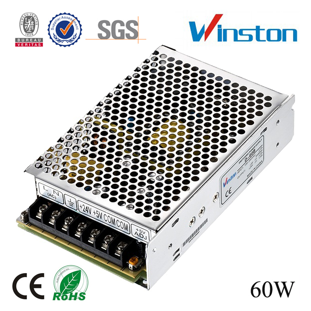D-60 Series 60W Dual Output AC/DC Switching Power Supply